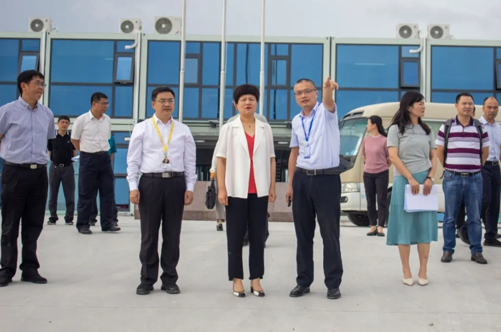 广西壮族自治区人民当局副主席蔡丽新赴南部产业基地调研