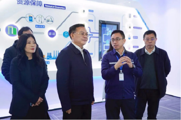 湖南省商务厅党组书记、厅长沈裕谋调研太阳集团tyc1286股份中部产业基地