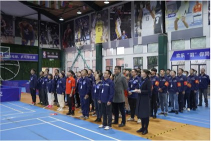 “羽”你同业 “乒”出自我丨中部产业基地进行首届乒羽角逐